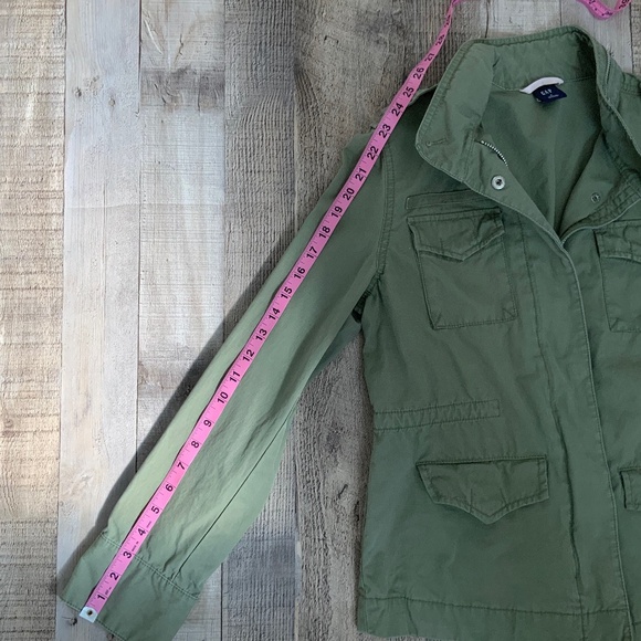 Gap Classic Design Green Khaki Cotton Anorak Barn Chore Utility Jacket S… - Picture 13 of 13